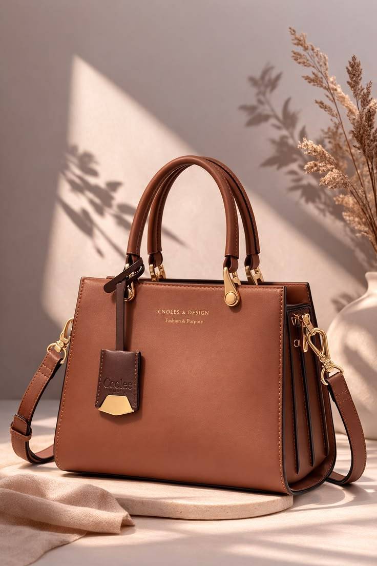 The Royal Cognac Satchel
