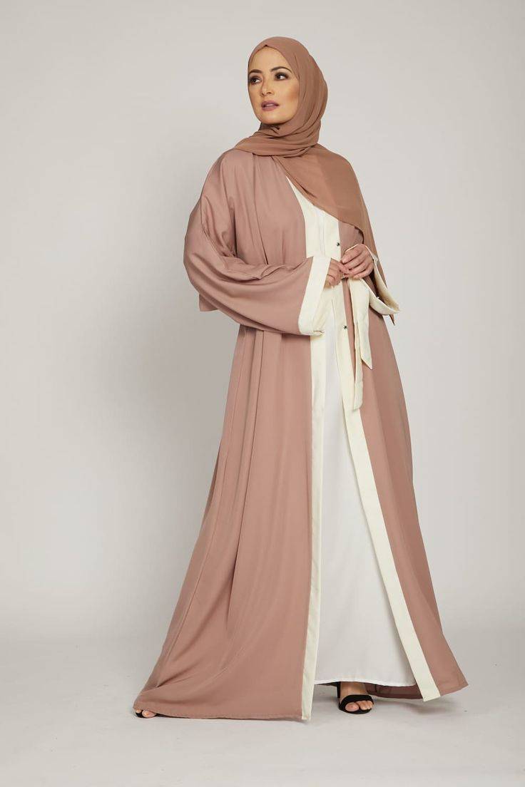 The Two-Tone Rose Abaya
